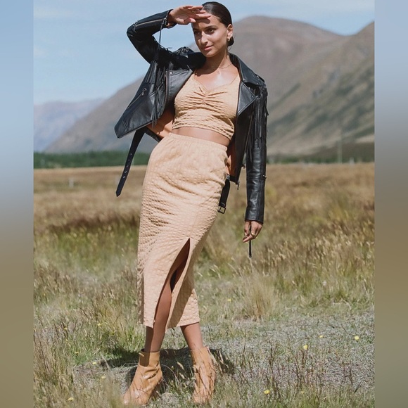 SET Spell Bonnie Organic Cotton Crop and Midi Skirt - Picture 8 of 16